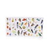 Stickers Le botaniste Moulin Roty, oiseaux colorés, plumes, œufs et fleurs naturelles