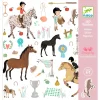 Pochette Stickers Les chevaux - Djeco