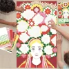 Poster + 1600 stickers Couronne de Fleurs - Poppik