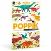 Poster + 32 stickers Dinosaures - Poppik