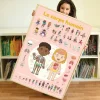 Poster éducatif Le corps humain Poppik, illustrations colorées organes, squelette, fonctions, enfants