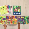 Poster + 520 stickers : Les Lettres - Poppik