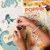 Poster à sticker créatif Dinosaures - Poppik