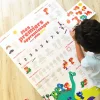 Poster à sticker Premiers apprentissages Maternelle Ninodino - Poppik