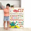 Poster à sticker Premiers apprentissages Maternelle Ninodino - Poppik