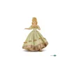 Figurine Princesse Amélie Papo en robe verte et dorée avec collerette perlée