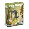 Boîte verte P'tit Filoup avec illustrations de loup, renard, lapins et cerf cartoons.