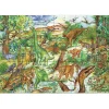 Puzzle 100 pièces + livret Dinosaures - Djeco