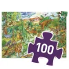 Puzzle 100 pièces + livret Dinosaures - Djeco