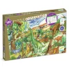 Puzzle 100 pièces + livret Dinosaures - Djeco