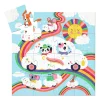Puzzle 16 pièces Voiture nuage - Djeco
