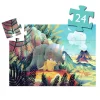 Puzzle 24 pièces Téo le dino - Djeco