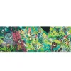 Puzzle 1000 pièces Djeco avec hiboux et oiseaux colorés dans forêt verte détaillée