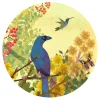 Puzzle gallery 1000 pièces Peaceful birds - Djeco
