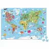 Puzzle Géant du Monde 300 pièces - Janod