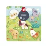 Puzzle tactile Ferme 5 pièces - Janod
