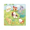 Puzzle tactile Ferme 5 pièces - Janod