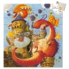 Puzzle Vaillant et les dragons 54 pièces - Djeco