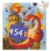 Puzzle Vaillant et les dragons 54 pièces - Djeco
