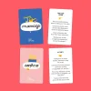 Jeu de cartes Relax max Minus, cartes bleue massage et rose sophro avec instructions.