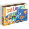 Boîte Sablimage Animaux de la Forêt avec illustrations colorées et pots de sable coloré.