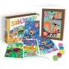 Boîte Sablimage Animaux de la Forêt avec cartes colorées et pots de sable multicolore