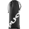 Sac en tissu noir avec cordon de serrage et logo blanc Puky Sangle BUDDY