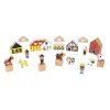 Set de 34 cubes en bois Campagne Cross Roads - Janod