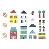 Set de 36 cubes en bois Ville Cross Roads - Janod