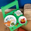 Set vaisselle porcelaine La forêt Mawa - Moulin Roty
