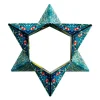 Puzzle magnétique Shashibo Océan en forme d'étoile, motifs poissons clown rouges et bleus.