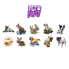 Stickers Metal mania Holotoyz avec chat, lapins, chiens et poissons colorés.