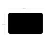 Tableau magnétique Organisateur hebdomadaire Ferflex noir rectangulaire 60x40 cm