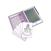 Tablette à dessin Princesse Kidydram-mini violette avec guide dessin princesse et stylos.