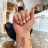 Tatouage éphémère Rose noire - Sioou