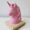Tirelire Licorne Rose pâle - Atoubois