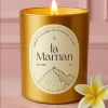 Tu gères Maman La Bougie Gold à la Fleur de Frangipanier - Fortes