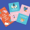 Cartes de jeu T'y crois ou pas ? - Minus avec illustrations fantômes colorées.