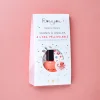 Vernis à ongles corail Rosajou pour enfant, flacon visible avec packaging blanc décoré