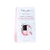 Vernis à ongles Magic Rosajou rose nacré, packaging blanc et rose avec motif licorne