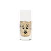 Flacon vernis à ongles enfant doré pailleté Aurora Nailmatic avec visage noir.
