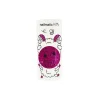 Flacon vernis enfant Nailmatic Kids Sheepy framboise pailleté avec dessin mouton blanc cartoon.
