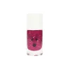 Vernis enfant Nailmatic Sheepy framboise pailleté avec visage souriant, bouchon blanc