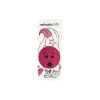 Vernis enfant Nailmatic Kids Sissi Rose pailleté, flacon blanc avec dessin sirène rose.