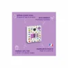 Boîte blanche Nailmatic avec 2 vernis rose et violet à visages et gommettes colorées