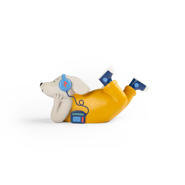 Tirelire chien Puce et Pilou - Moulin Roty