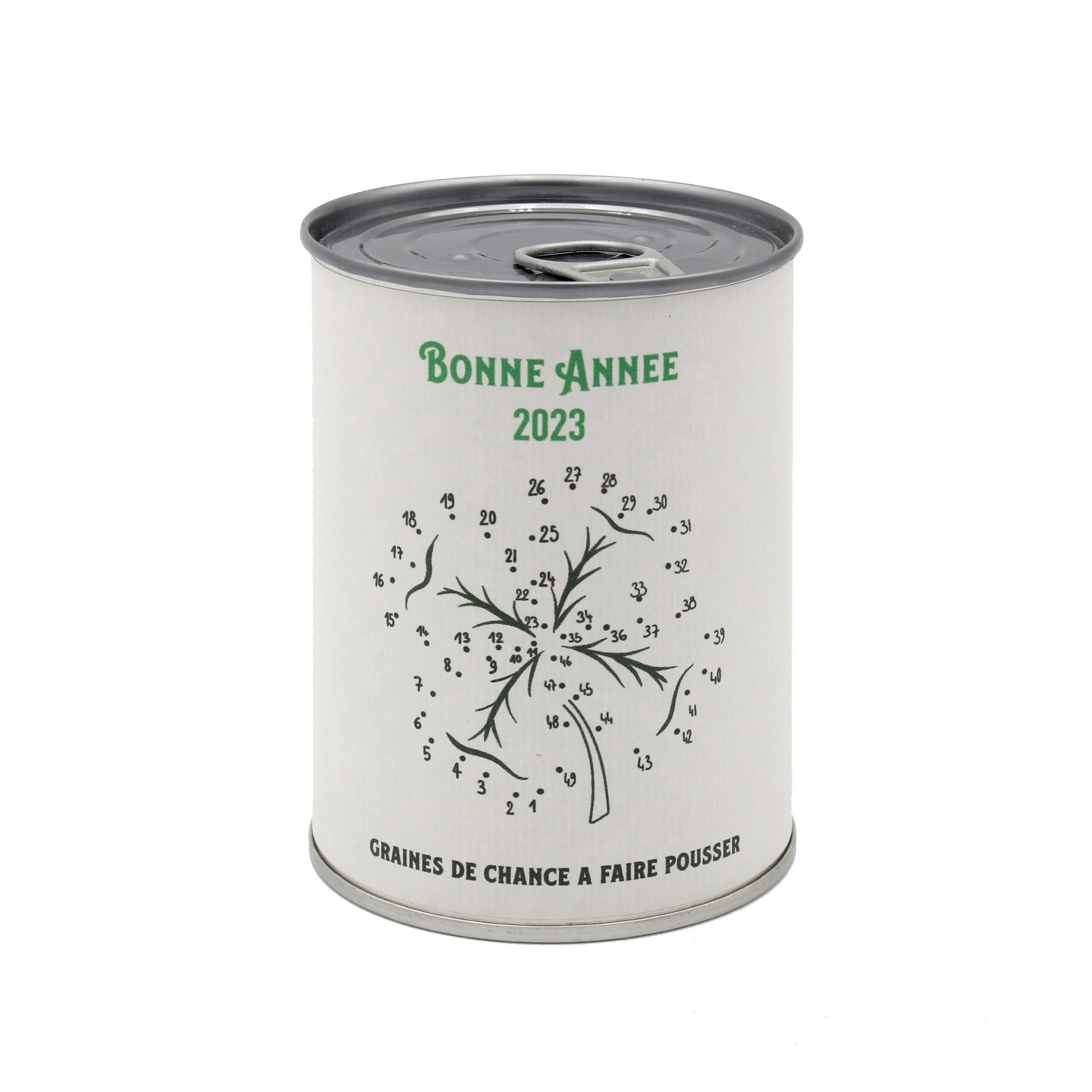 Trèfles à 4 feuilles en boîte Bonne Année - Mauvaises Graines