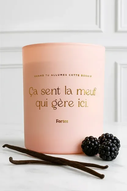Tu gères meuf La Bougie Gold Vanille Mûre - Fortes