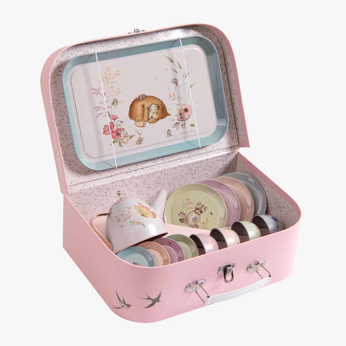 Valise dînette thé Les Rosalies - Moulin Roty