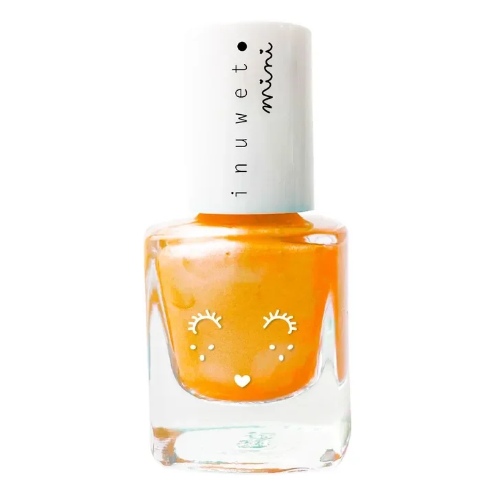 Vernis à l'eau pour enfants Néon orange Mangue - Inuwet
